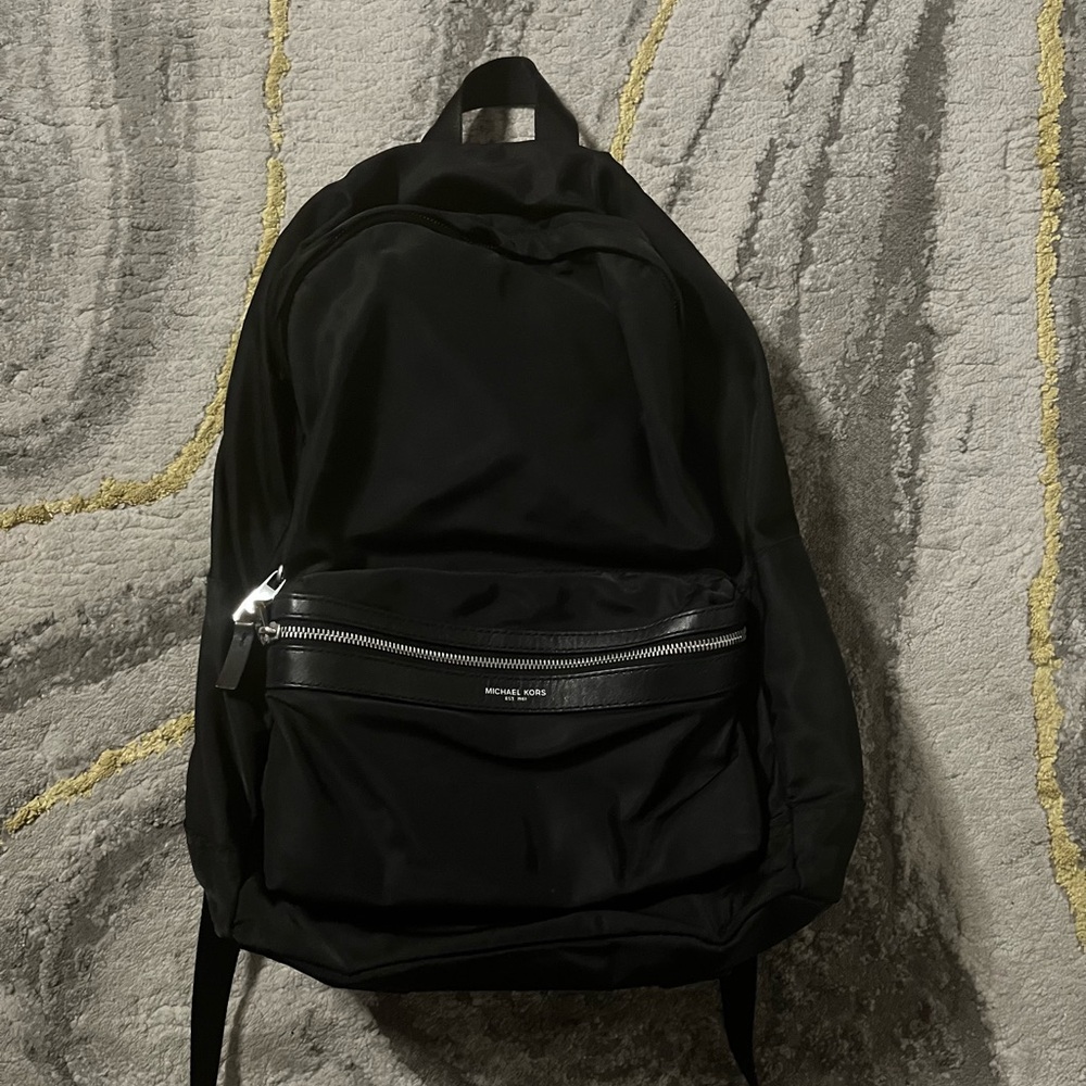 MICHAEL KORS Black Nylon Backpack